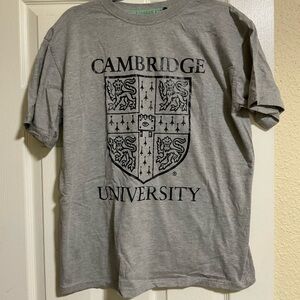 Gray Cambridge University T-Shirt
